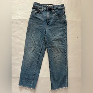 Madewell the Perfect Vintage Straight Crop size 24